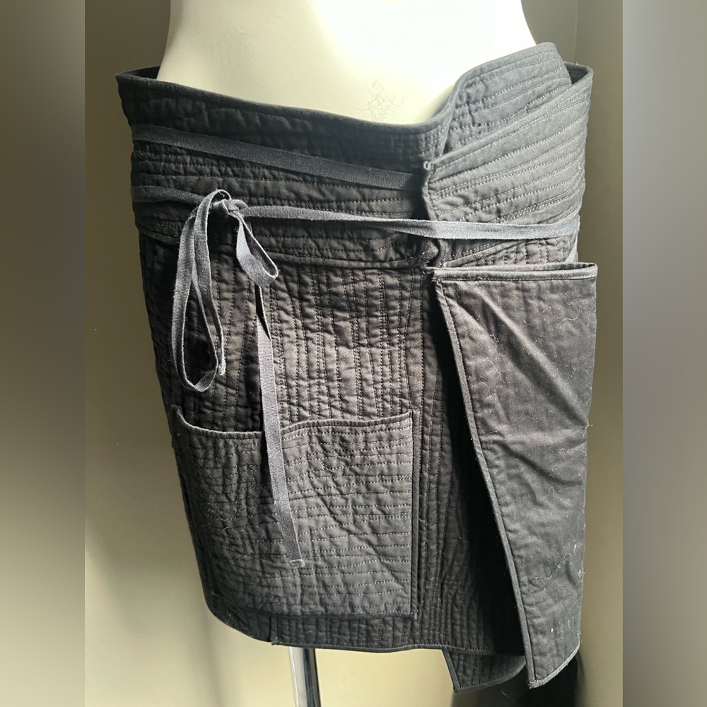 Isabel Marant wrapped quilted mini skirt